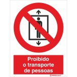 Proibido o transporte de pessoas 21408