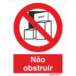 Não obstruir 21412
