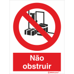 Não obstruir 21413