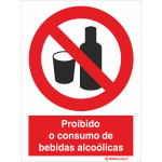 Proibido o consumo de bebidas alcoólicas 21466
