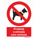 Proibida a entrada com animais 21469