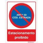 Artigo 50 Estacionamento proibido 21804