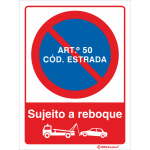 Artigo 50 Estacionamento proibido Sujeito a reboque 21812