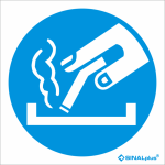 Obrigatório apagar o cigarro 22206