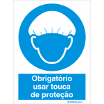 Obrigatório usar touca de proteção 22429