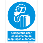 Obrigatório usar equipamento de respiração autónomo 22462