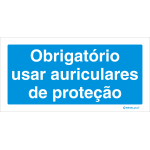 Obrigatório usar auriculares de proteção 22703