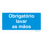 Obrigatório lavar as mãos 22712