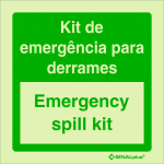 Kit de emergência para derrames - Bilingue 23177