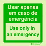 Usar apenas em caso de emergência - Bilingue 23187