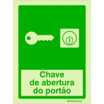 Chave de abertura do portão 23485