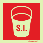 Balde para serviço a incêndio 24148