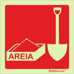 Areia para combate a incêndios 24205