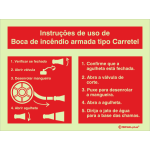 Instruções de uso de Boca de incêndio armada tipo carretel 24414