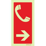 Telefone de emergência à direita 24543