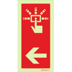 Botoneira de alarme à esquerda 24545