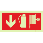 Extintor e carretel em baixo 24648