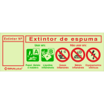 Extintor de espuma 24689