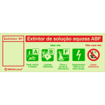 Extintor de solução aquosa ABF 24693