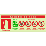 Extintor de água 24695