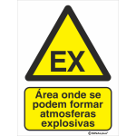 Área onde se podem formar atmosferas explosivas 25471