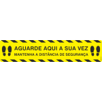 Aguarde aqui a sua vez / Mantenha a distância de segurança 30211