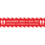 Aguarde aqui a sua vez / Mantenha a distância de segurança 30212