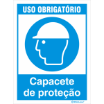 Obrigatório usar capacete de proteção 38101