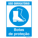 Obrigatório usar botas de proteção 38102