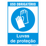 Obrigatório usar luvas de proteção 38103