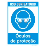 Obrigatório usar óculos de proteção 38104