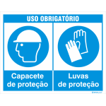 Uso obrigatório de capacete e luvas 38216