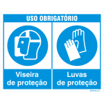Uso obrigatório de viseira e luvas 38219