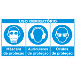 Uso obrigatório de máscara, auriculares e óculos 38305