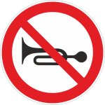 C17 - Proibição de sinais sonoros 52125