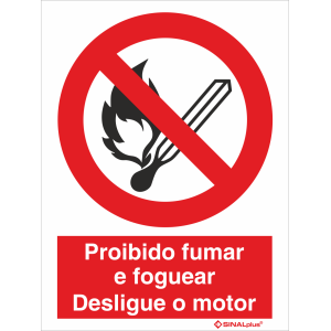 Proibido fumar e foguear Desligue o motor 21271
