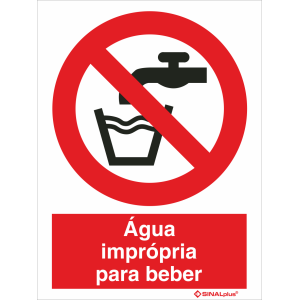 Água imprópria para beber 21335