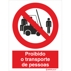 Proibido o transporte de pessoas 21351