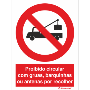 Proibido circular com gruas, barquinhas ou antenas por recolher 21395
