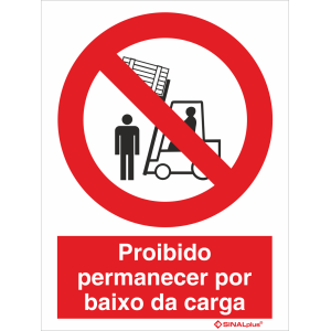 Proibido permanecer por baixo da carga 21396