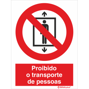 Proibido o transporte de pessoas 21408