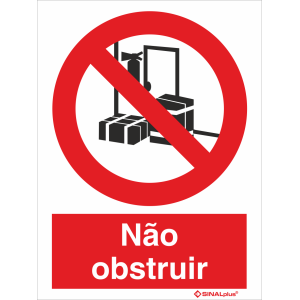Não obstruir 21413