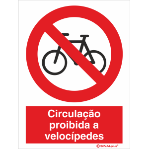 Circulação proibida a velocípedes 21476