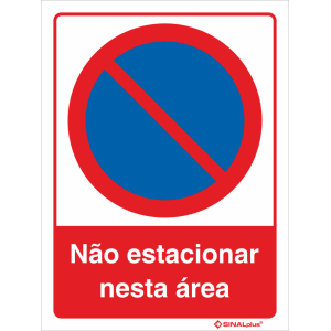 Não estacionar nesta área 21809