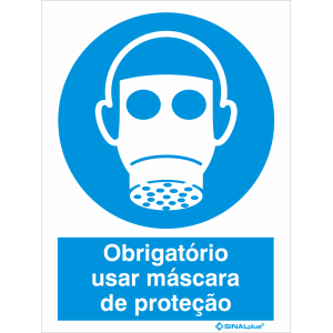 Obrigatório usar máscara de proteção 22267