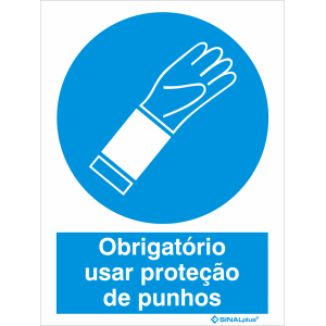 Obrigatório usar proteção de punhos 22328