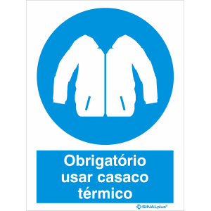 Obrigatório usar casaco térmico 22400