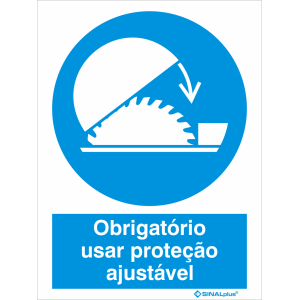 Obrigatório usar proteção ajustável 22423