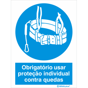 Obrigatório usar proteção individual contra quedas 22441
