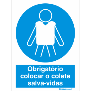 Obrigatório colocar o colete salva vidas 22452